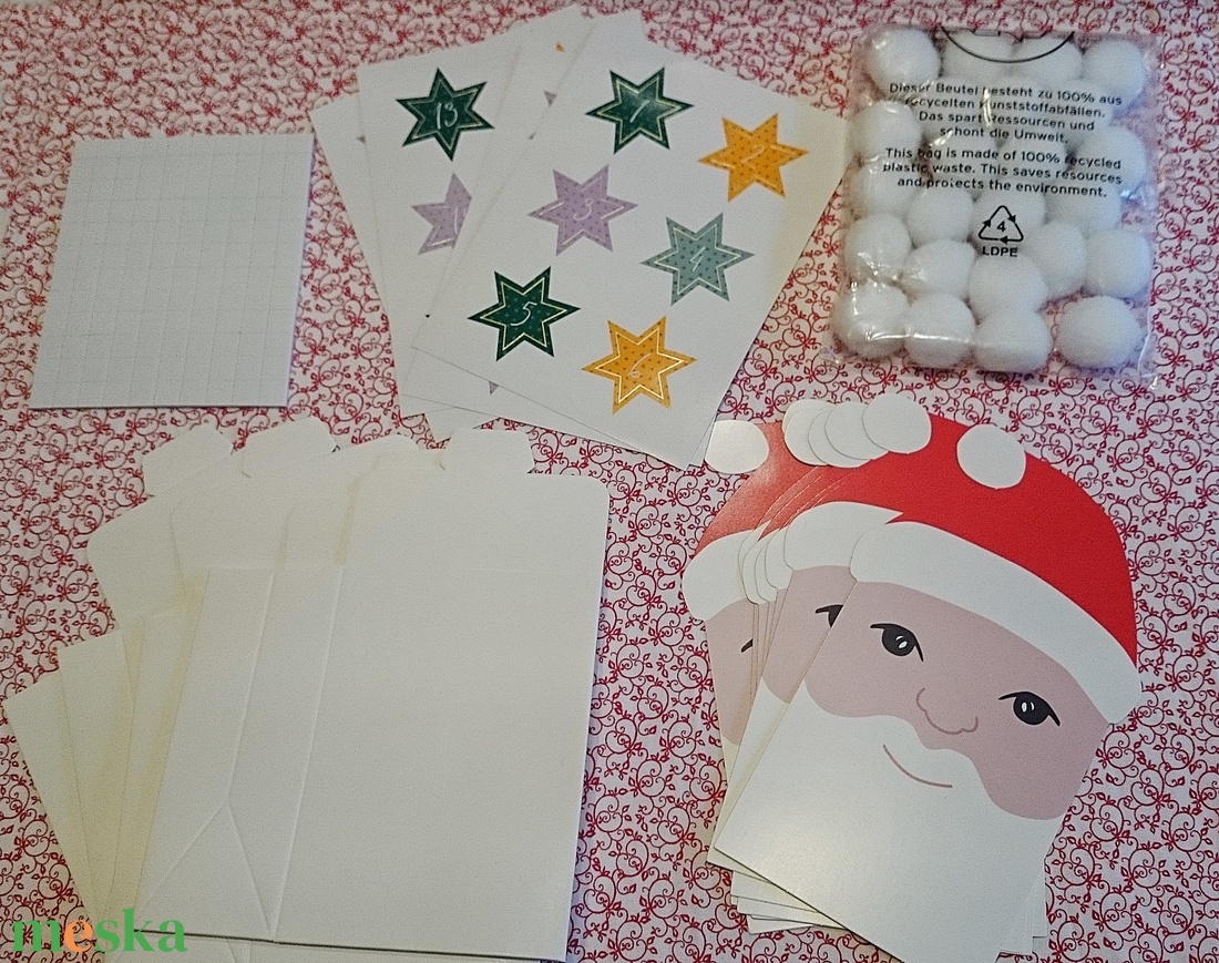 Adventi naptár kalendárium Mikulás Télapó - diy (csináld magad) - egységcsomag - Meska.hu Adventi naptár kalendárium Mikulás Télapó - diy (csináld magad) - egységcsomag - Meska.hu