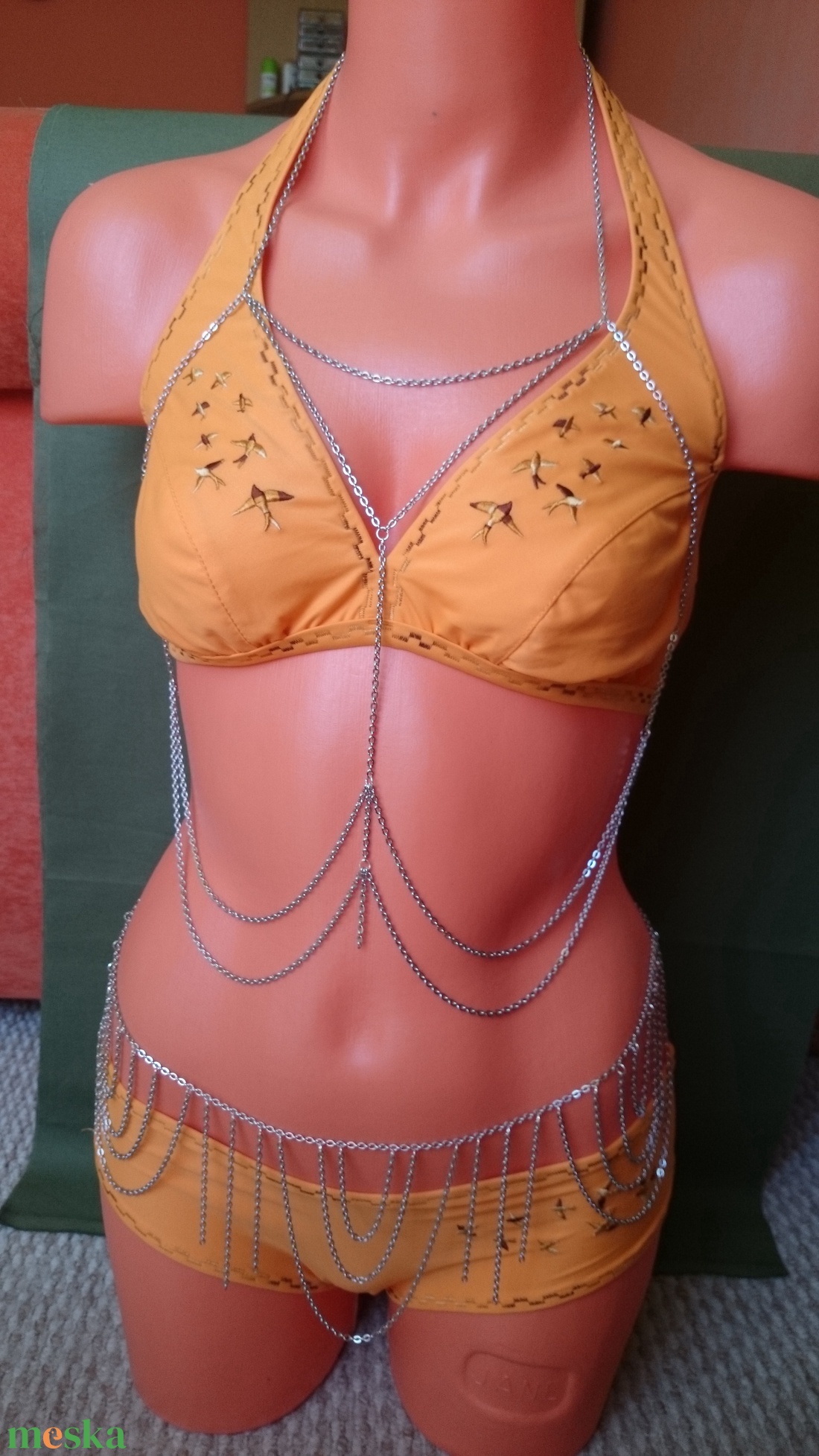 Testlánc bikini lánc ezüst színű alsó + felső - ékszer - ékszerszett - Meska.hu Testlánc bikini lánc ezüst színű alsó + felső - ékszer - ékszerszett - Meska.hu