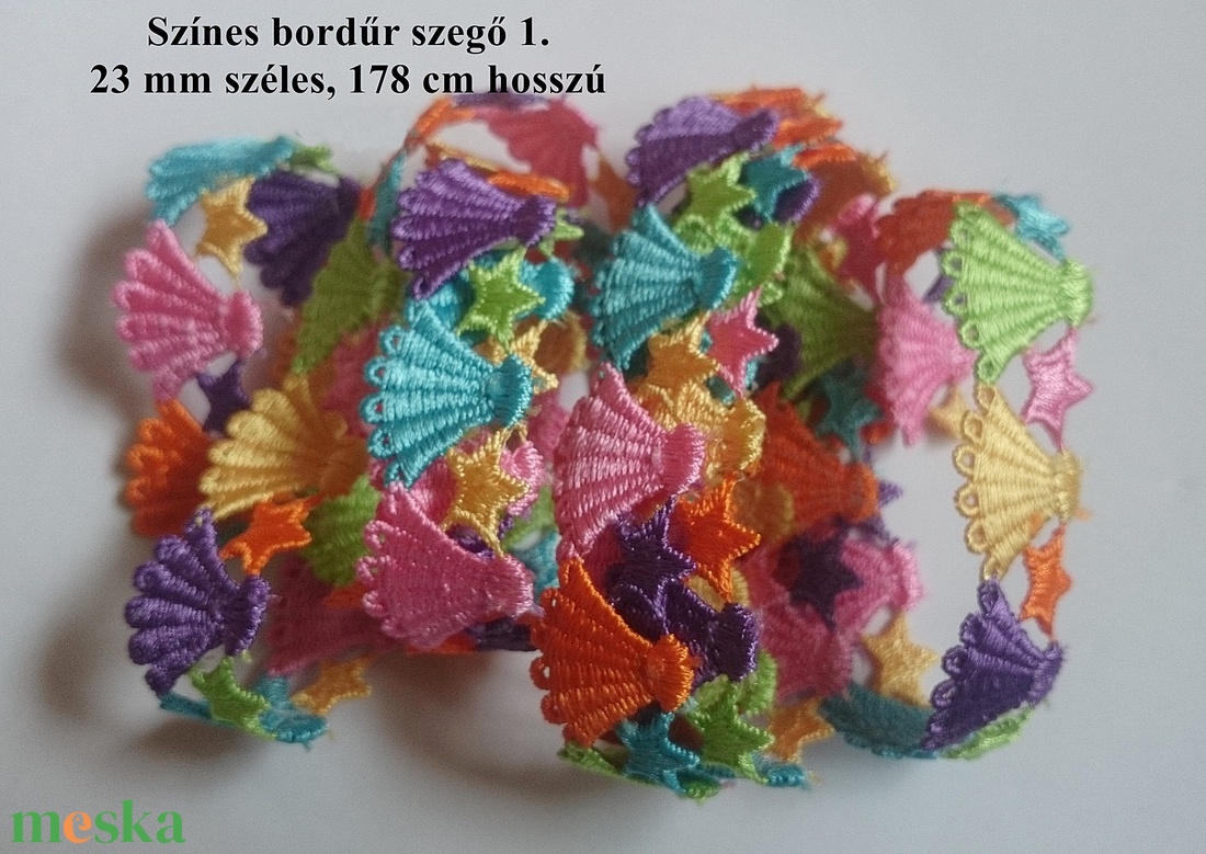 Színes mintás csipke bordűr szegő szalag 1. - kellékek & szerszámok - rövidáru - szalag, pánt - csipke, csipkeszalag - Meska.hu Színes mintás csipke bordűr szegő szalag 1. - kellékek & szerszámok - rövidáru - szalag, pánt - csipke, csipkeszalag - Meska.hu