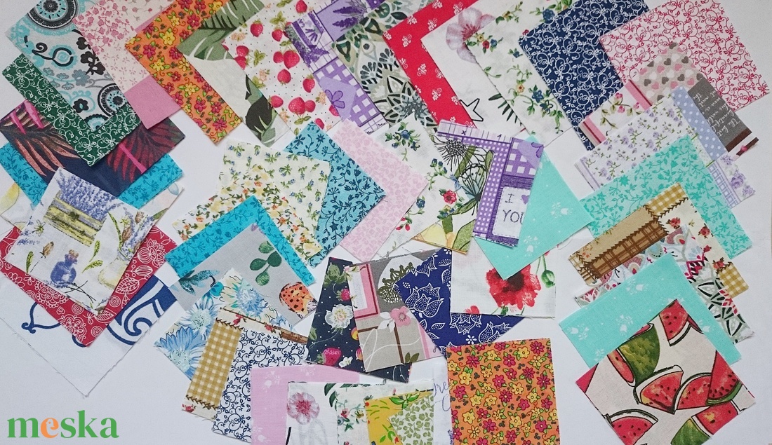 100 db Növény mintás patchwork 10x10 8x8 cm pamutvászon csomag NV2 - kellékek & szerszámok - méteráru - anyagcsomag - Meska.hu 100 db Növény mintás patchwork 10x10 8x8 cm pamutvászon csomag NV2 - kellékek & szerszámok - méteráru - anyagcsomag - Meska.hu
