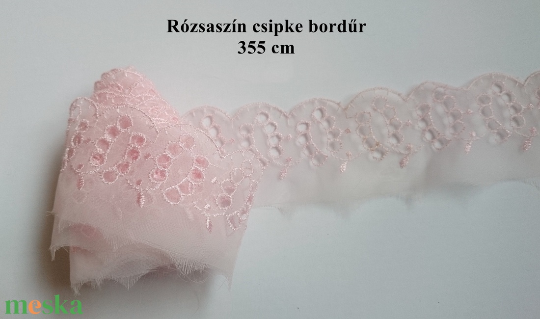 Rózsaszín csipke bordűr madeira áttört minta - kellékek & szerszámok - rövidáru - szalag, pánt - csipke, csipkeszalag - Meska.hu Rózsaszín csipke bordűr madeira áttört minta - kellékek & szerszámok - rövidáru - szalag, pánt - csipke, csipkeszalag - Meska.hu