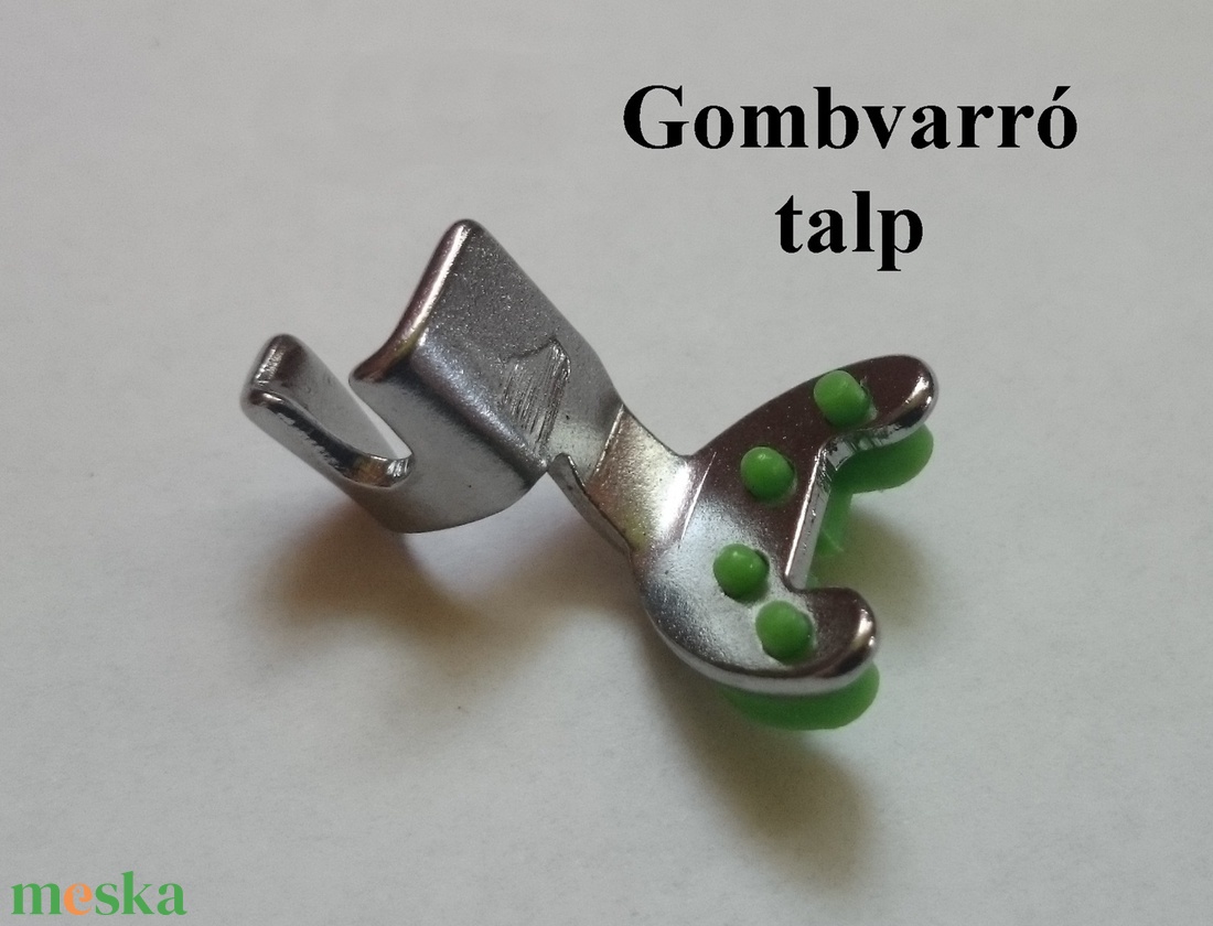 Gombfelvarró varrógép talp talpszáras csavarozható - otthon & életmód - lakástextil - varrókellék - Meska.hu Gombfelvarró varrógép talp talpszáras csavarozható - otthon & életmód - lakástextil - varrókellék - Meska.hu