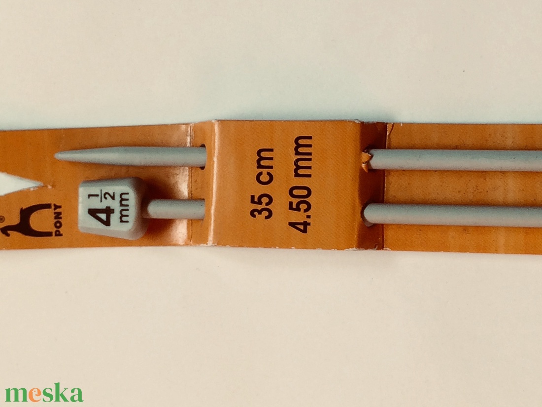 Egyenes páros kötűtű tű Pony 4,5 mm - kellékek & szerszámok - szerszámok, eszközök - eszköz kötéshez, horgoláshoz - Meska.hu Egyenes páros kötűtű tű Pony 4,5 mm - kellékek & szerszámok - szerszámok, eszközök - eszköz kötéshez, horgoláshoz - Meska.hu