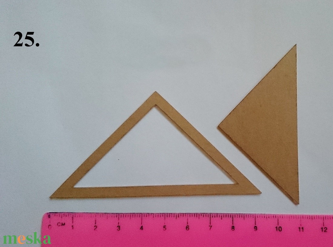 Erős plexi hatszög sablon párban 25. forma  - kellékek & szerszámok - szerszámok, eszközök - sablonok - Meska.hu