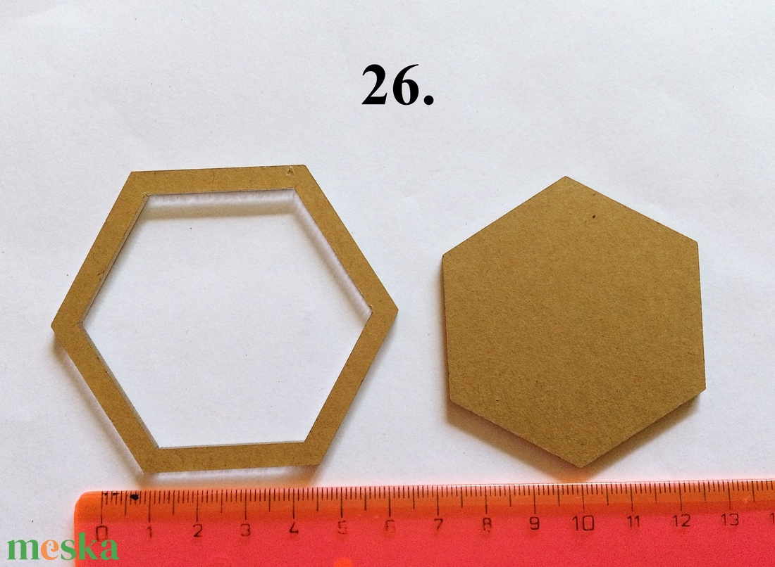 Erős plexi hatszög sablon párban 26. forma - kellékek & szerszámok - szerszámok, eszközök - sablonok - Meska.hu Erős plexi hatszög sablon párban 26. forma - kellékek & szerszámok - szerszámok, eszközök - sablonok - Meska.hu
