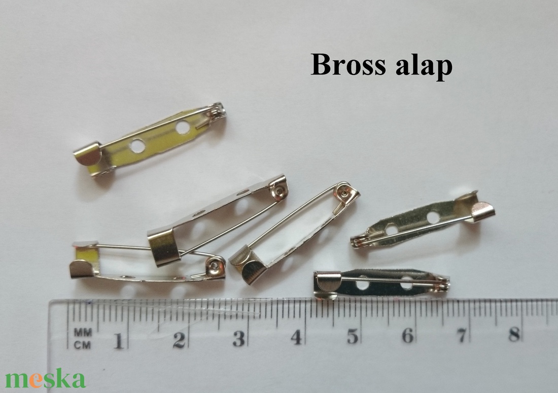 10 db Bross kitűző alap fém ezüst színű - kellékek & szerszámok - ékszerkellék - kitűző alap - Meska.hu 10 db Bross kitűző alap fém ezüst színű - kellékek & szerszámok - ékszerkellék - kitűző alap - Meska.hu