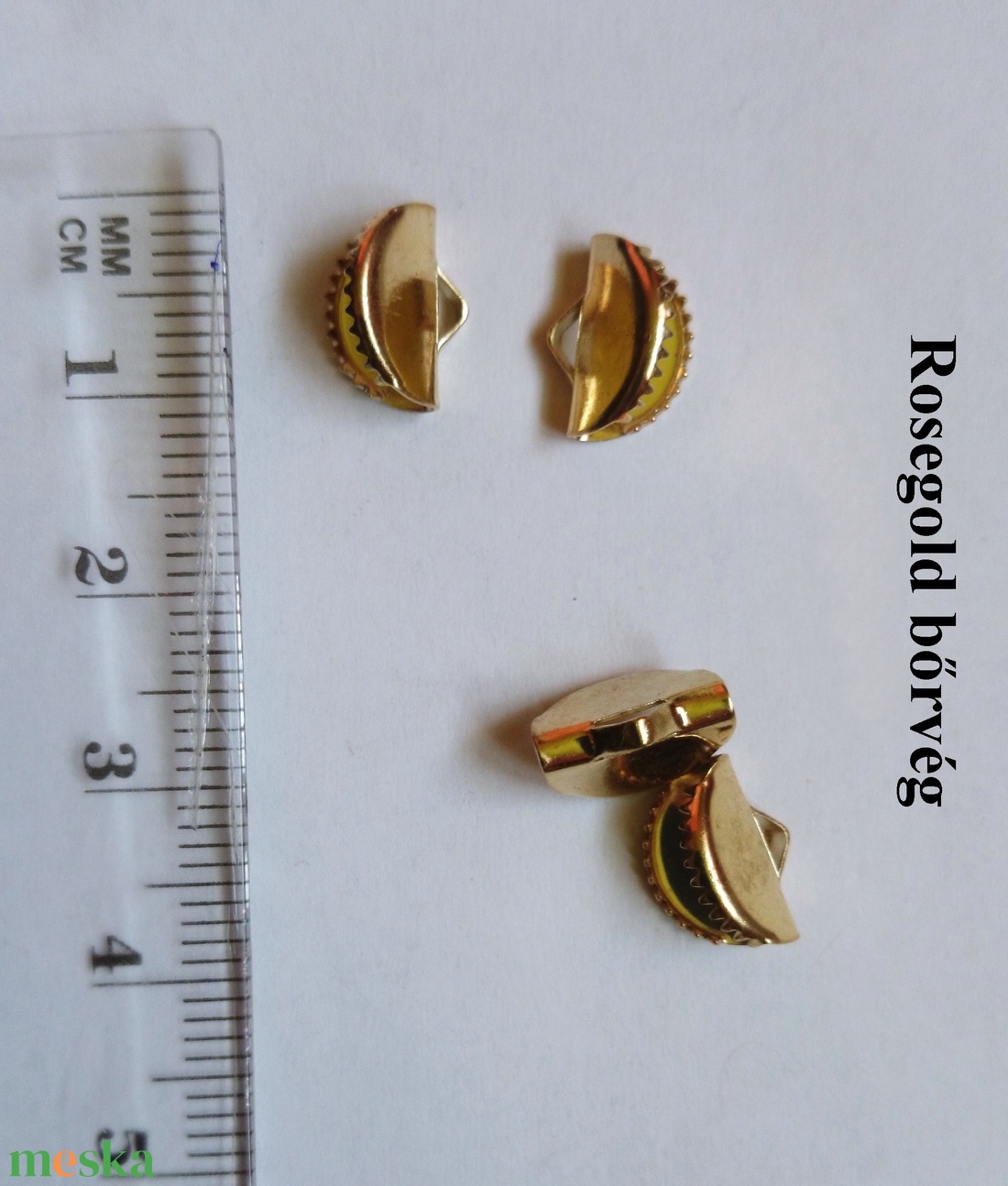 10 db rózsaarany rosegold színű ékszer alkatrész végzáró bőrvég szalagvég - kellékek & szerszámok - ékszerkellék - szalagvég, bőrvég, végzáró - Meska.hu 10 db rózsaarany rosegold színű ékszer alkatrész végzáró bőrvég szalagvég - kellékek & szerszámok - ékszerkellék - szalagvég, bőrvég, végzáró - Meska.hu