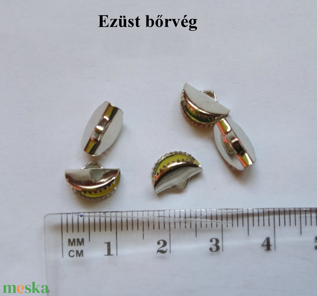 10 db ezüst színű ékszer alkatrész végzáró bőrvég szalagvég - kellékek & szerszámok - ékszerkellék - szalagvég, bőrvég, végzáró - Meska.hu 10 db ezüst színű ékszer alkatrész végzáró bőrvég szalagvég - kellékek & szerszámok - ékszerkellék - szalagvég, bőrvég, végzáró - Meska.hu