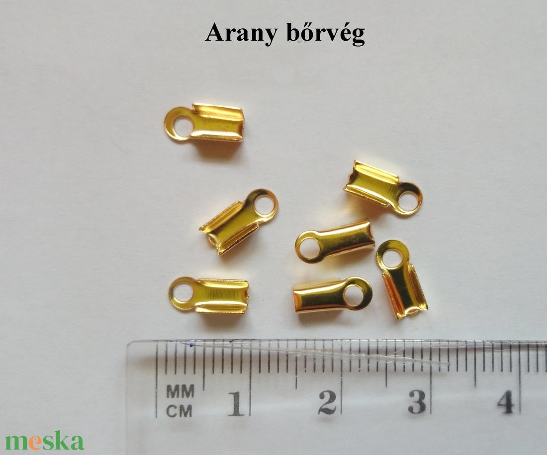 20 db arany színű ékszer alkatrész végzáró bőrvég szalagvég - kellékek & szerszámok - ékszerkellék - szalagvég, bőrvég, végzáró - Meska.hu 20 db arany színű ékszer alkatrész végzáró bőrvég szalagvég - kellékek & szerszámok - ékszerkellék - szalagvég, bőrvég, végzáró - Meska.hu