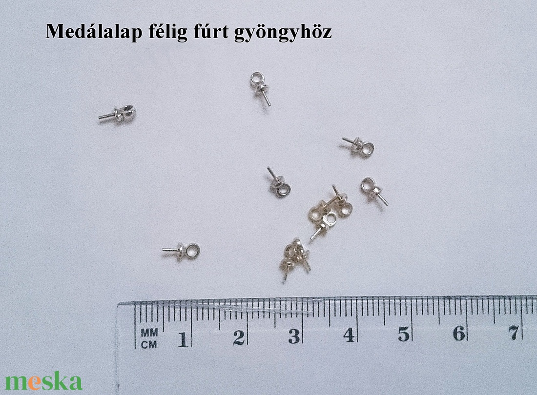 10 db ragasztható ékszer alap alkatrész félig fúrt gyöngyhöz - kellékek & szerszámok - ékszerkellék - medáltartó, medálkapocs - Meska.hu 10 db ragasztható ékszer alap alkatrész félig fúrt gyöngyhöz - kellékek & szerszámok - ékszerkellék - medáltartó, medálkapocs - Meska.hu