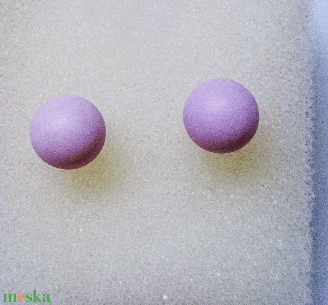 3 pár beszúrós fülbevaló sárga virág kerek pötty - ékszer - fülbevaló - pötty fülbevaló - Meska.hu