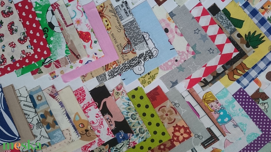 100 db gyerek mintájú patchwork 10x10 cm pamutvászon csomag GYF - kellékek & szerszámok - méteráru - anyagcsomag - Meska.hu