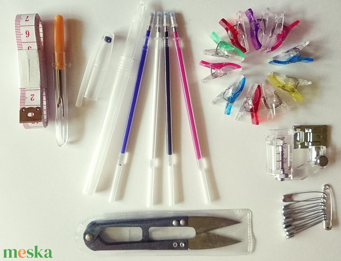 Alap varró csomag alkatrészek egységcsomag vonalzó pamutvászon - diy (csináld magad) - egységcsomag - Meska.hu