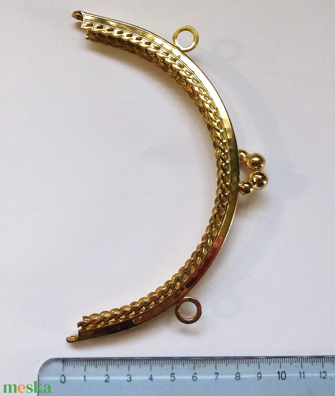 Táskakeret táska tárca lyukacsos alkatrész 7.  - táska & tok - táskapánt & alkatrész - Meska.hu