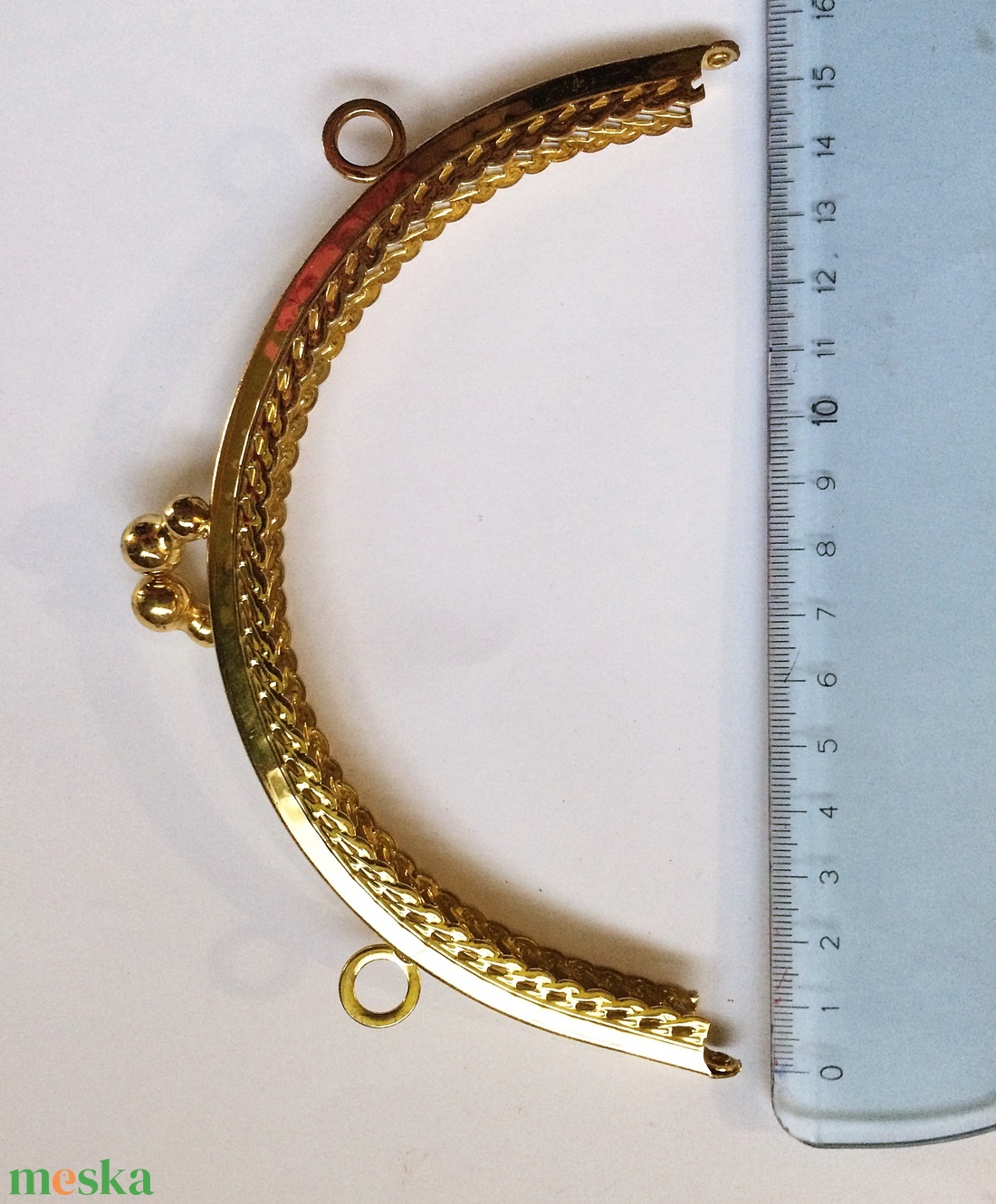 Táskakeret táska tárca lyukacsos alkatrész 7.  - táska & tok - táskapánt & alkatrész - Meska.hu