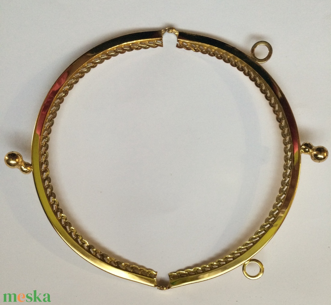 Táskakeret táska tárca lyukacsos alkatrész 7.  - táska & tok - táskapánt & alkatrész - Meska.hu