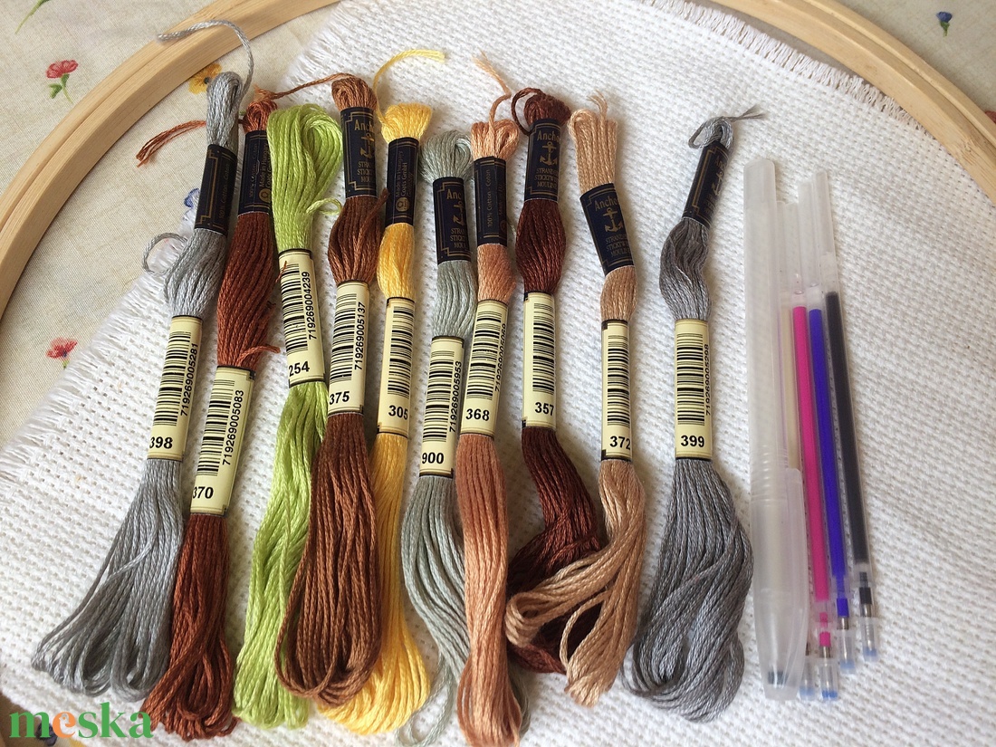 Hímző csomag egység csomag hímzéshez  - diy (csináld magad) - egységcsomag - Meska.hu