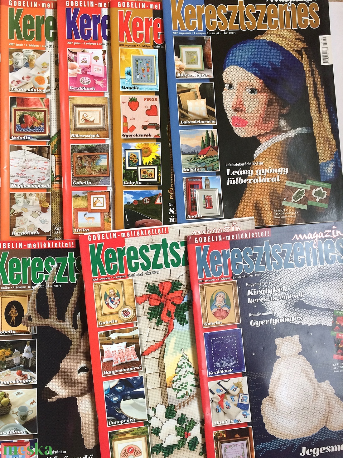Keresztszemes Magazin kézimunka újság 2007 évad - kellékek & szerszámok - könyv, újság - újság - Meska.hu
