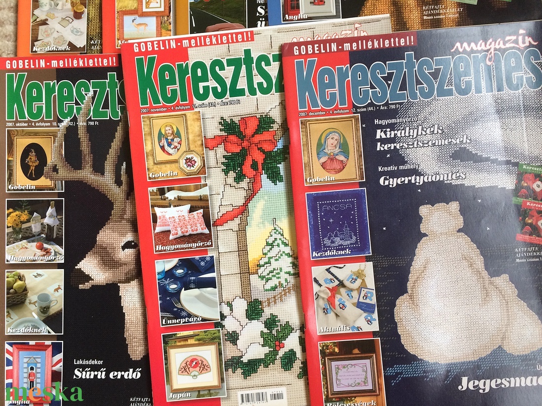 Keresztszemes Magazin kézimunka újság 2007 évad - kellékek & szerszámok - könyv, újság - újság - Meska.hu