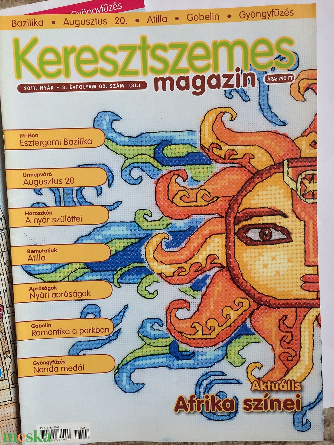2 szám Keresztszemes Magazin kézimunka újság 2011 évad - kellékek & szerszámok - könyv, újság - újság - Meska.hu