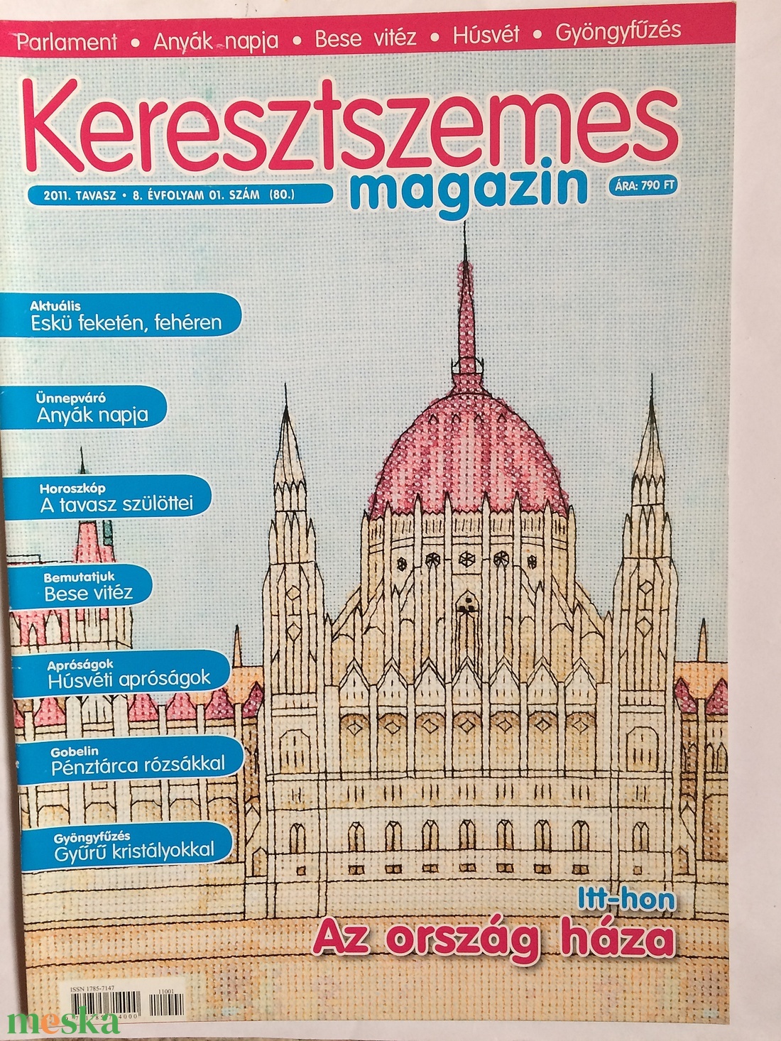 2 szám Keresztszemes Magazin kézimunka újság 2011 évad - kellékek & szerszámok - könyv, újság - újság - Meska.hu
