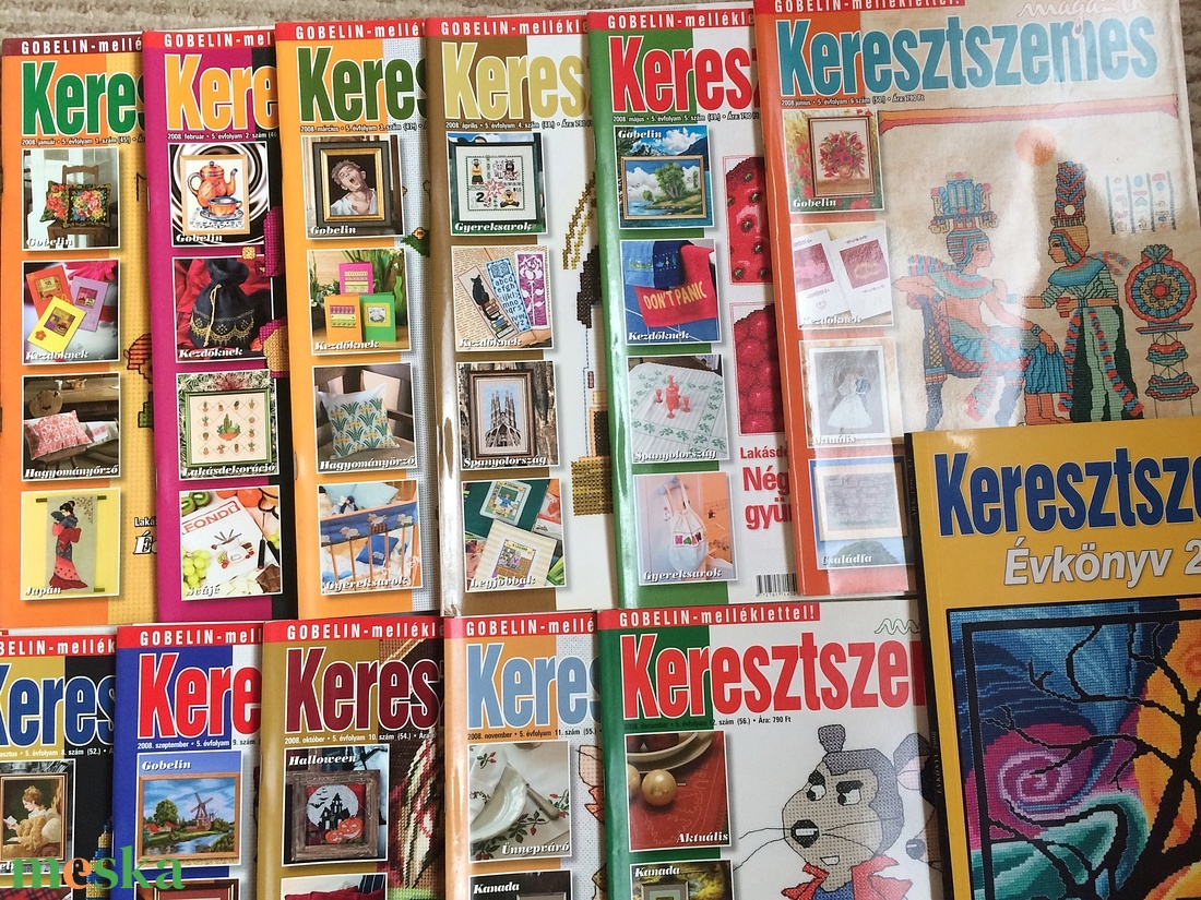 Keresztszemes Magazin kézimunka újság 2008 évad - kellékek & szerszámok - könyv, újság - újság - Meska.hu