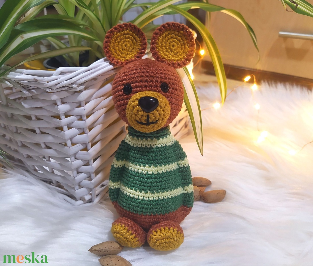 Horgolt maci - játék & sport - plüssállat & játékfigura - maci - Meska.hu Horgolt maci - játék & sport - plüssállat & játékfigura - maci - Meska.hu