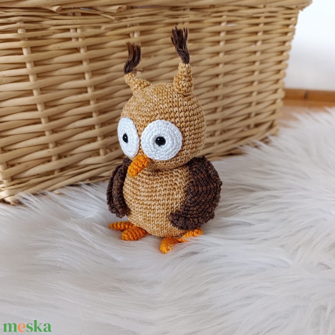 Horgolt bagoly - játék & sport - plüssállat & játékfigura - bagoly - Meska.hu Horgolt bagoly - játék & sport - plüssállat & játékfigura - bagoly - Meska.hu