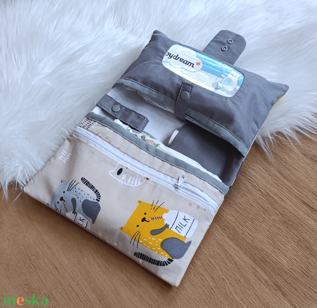 Pelenkatáska, pelenkázó neszeszer - baba - mama - pelenkázó, babafürdető kellékek - pelenkázó neszeszer, pelenkatartó - Meska.hu