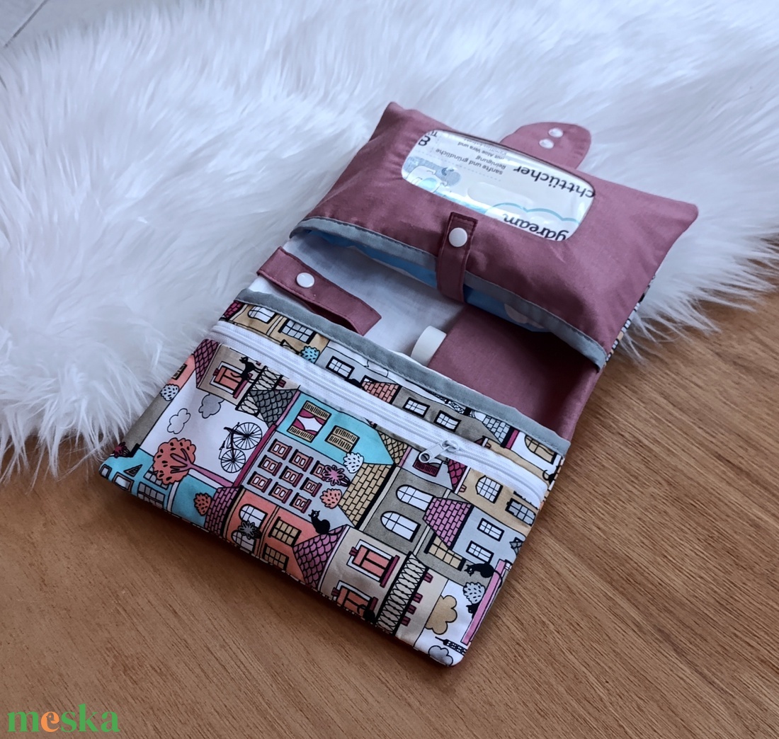 Pelenkatáska, pelenkázó neszeszer - baba - mama - pelenkázó, babafürdető kellékek - pelenkázó neszeszer, pelenkatartó - Meska.hu