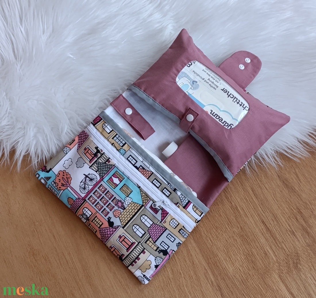 Pelenkatáska, pelenkázó neszeszer - baba - mama - pelenkázó, babafürdető kellékek - pelenkázó neszeszer, pelenkatartó - Meska.hu