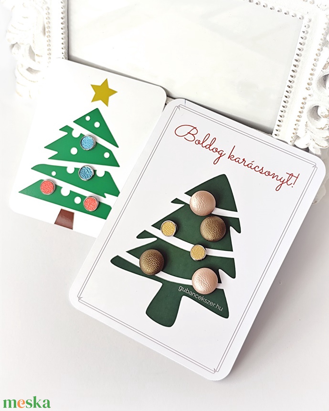 Nemesacél fülbevaló hóember ünnepi kártyán - ékszer - fülbevaló - pötty fülbevaló - Meska.hu Nemesacél fülbevaló hóember ünnepi kártyán - ékszer - fülbevaló - pötty fülbevaló - Meska.hu