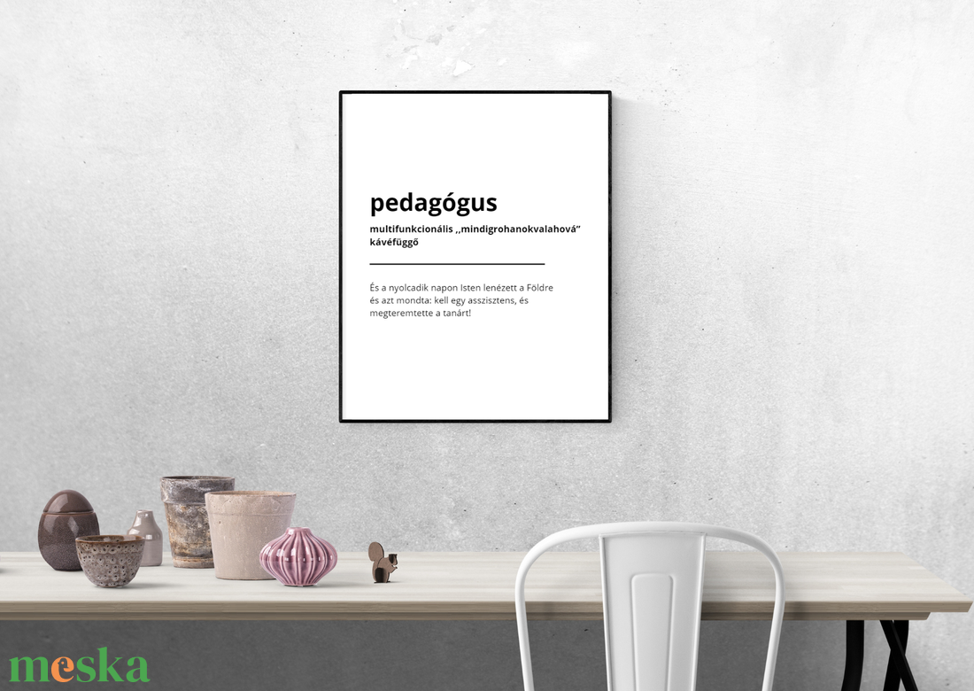 Ajándék pedagógusoknak, vicces idézettel - művészet - grafika & illusztráció - digitális - Meska.hu