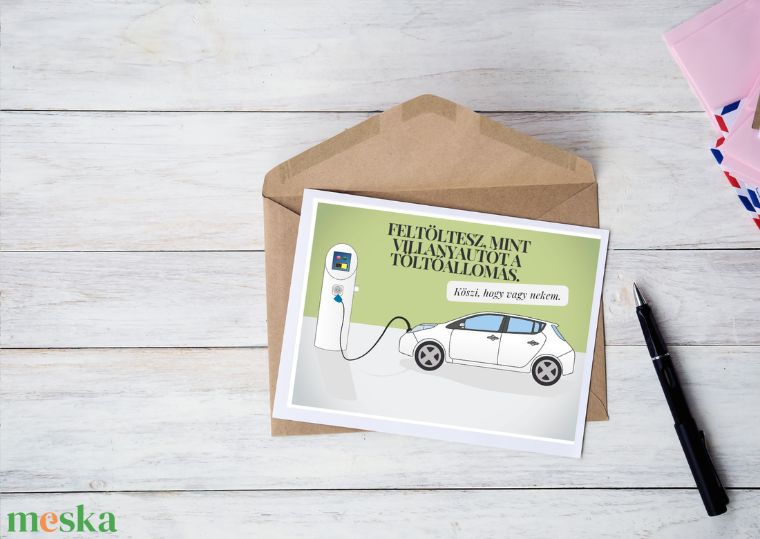 Feltöltesz, mint villanyautót a töltőállomás - művészet - grafika & illusztráció - digitális - Meska.hu