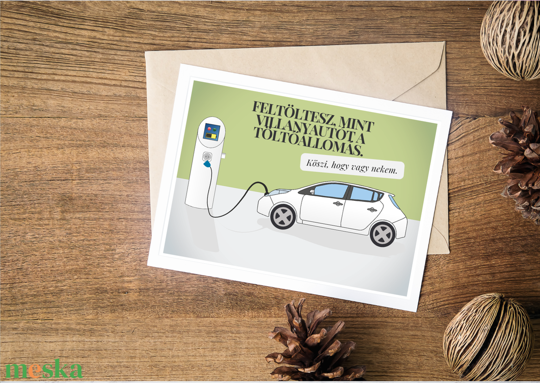 Feltöltesz, mint villanyautót a töltőállomás - művészet - grafika & illusztráció - digitális - Meska.hu