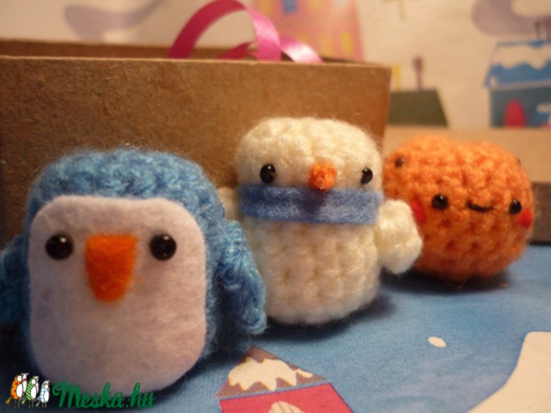 Adventi apróságok - Narancs és csomag páros -  - Meska.hu