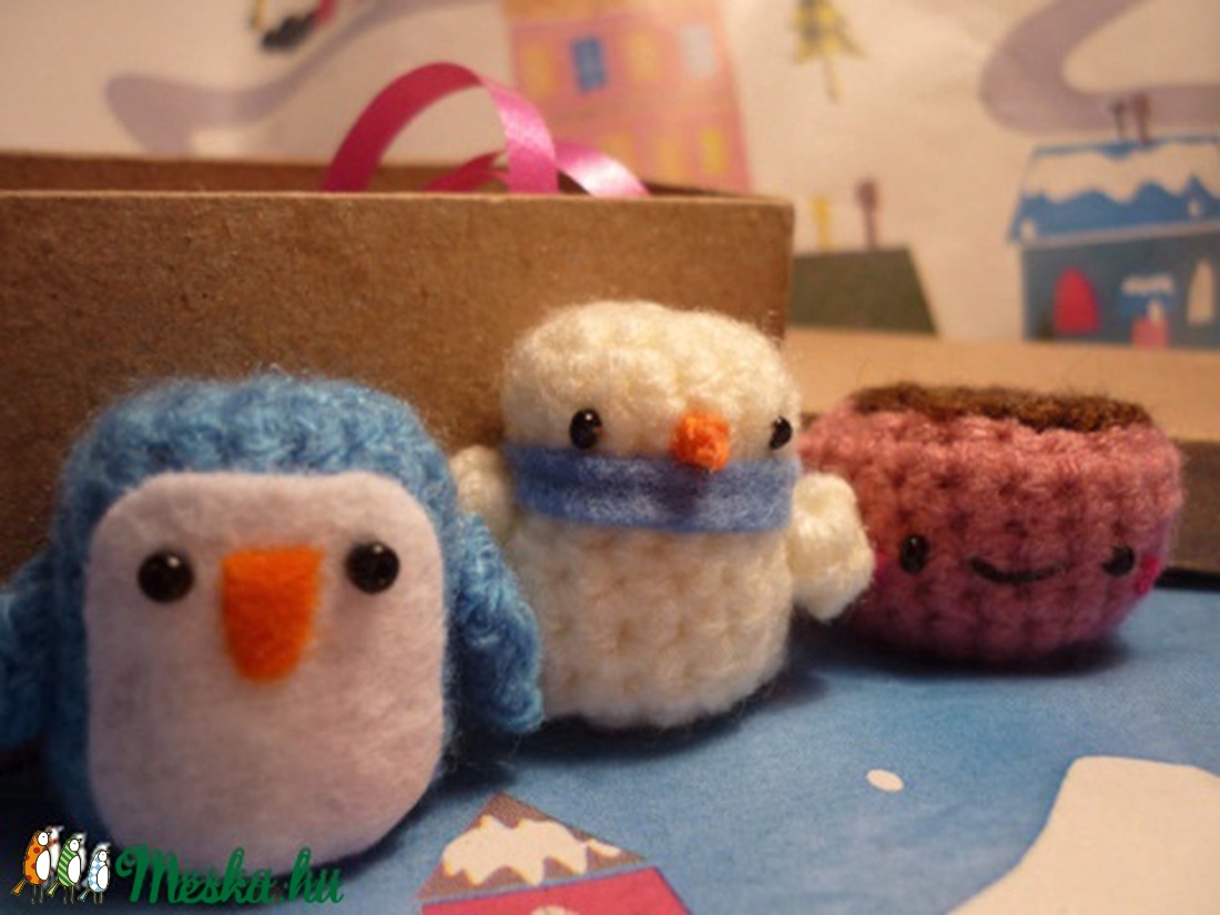 Adventi apróságok - Angyalka és kakaós csésze páros -  - Meska.hu