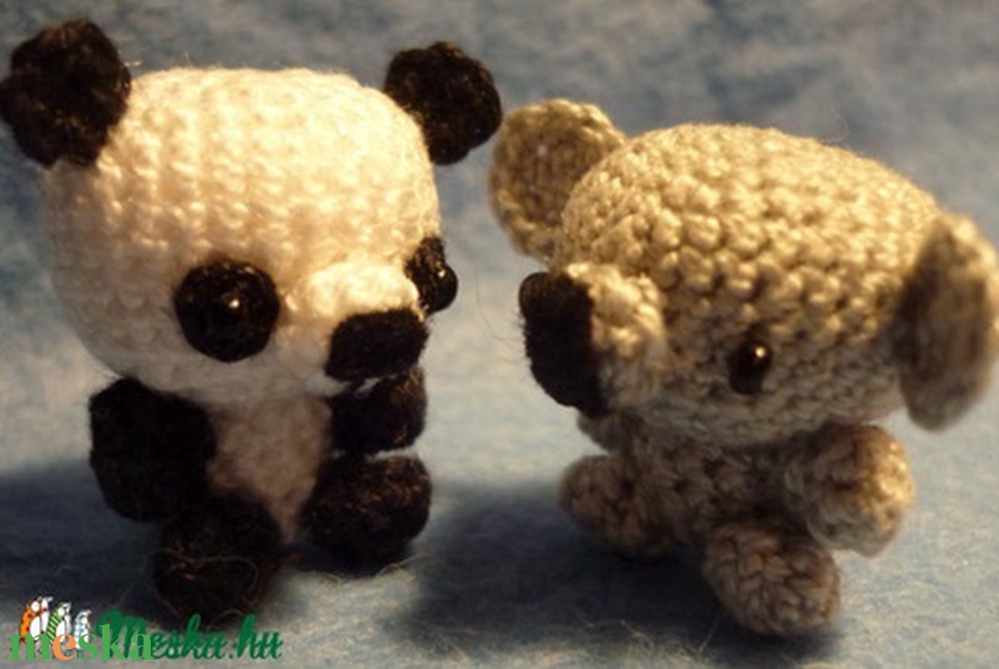 Mini Panda - játék & sport - plüssállat & játékfigura - maci - Meska.hu