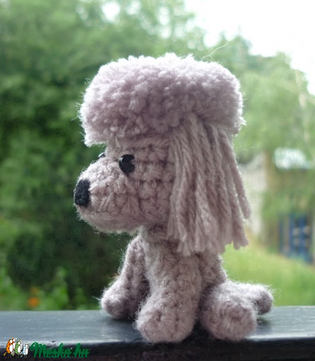 2 db Uszkár-Pudli (sötétszürke és világosszürke) -  - Meska.hu