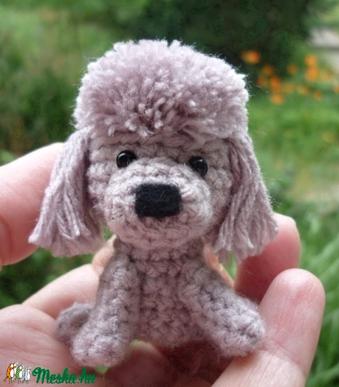 2 db Uszkár-Pudli (sötétszürke és világosszürke) -  - Meska.hu