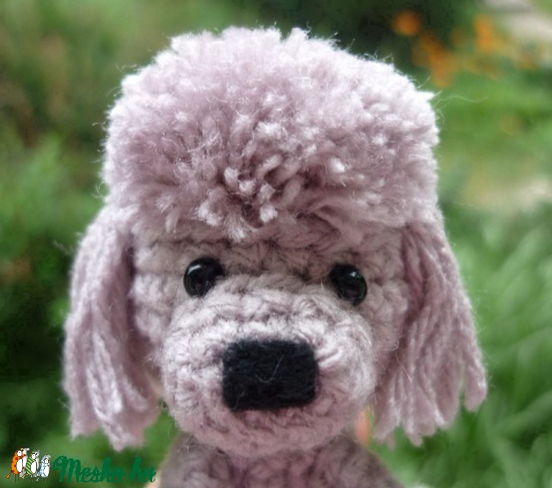 2 db Uszkár-Pudli (sötétszürke és világosszürke) -  - Meska.hu