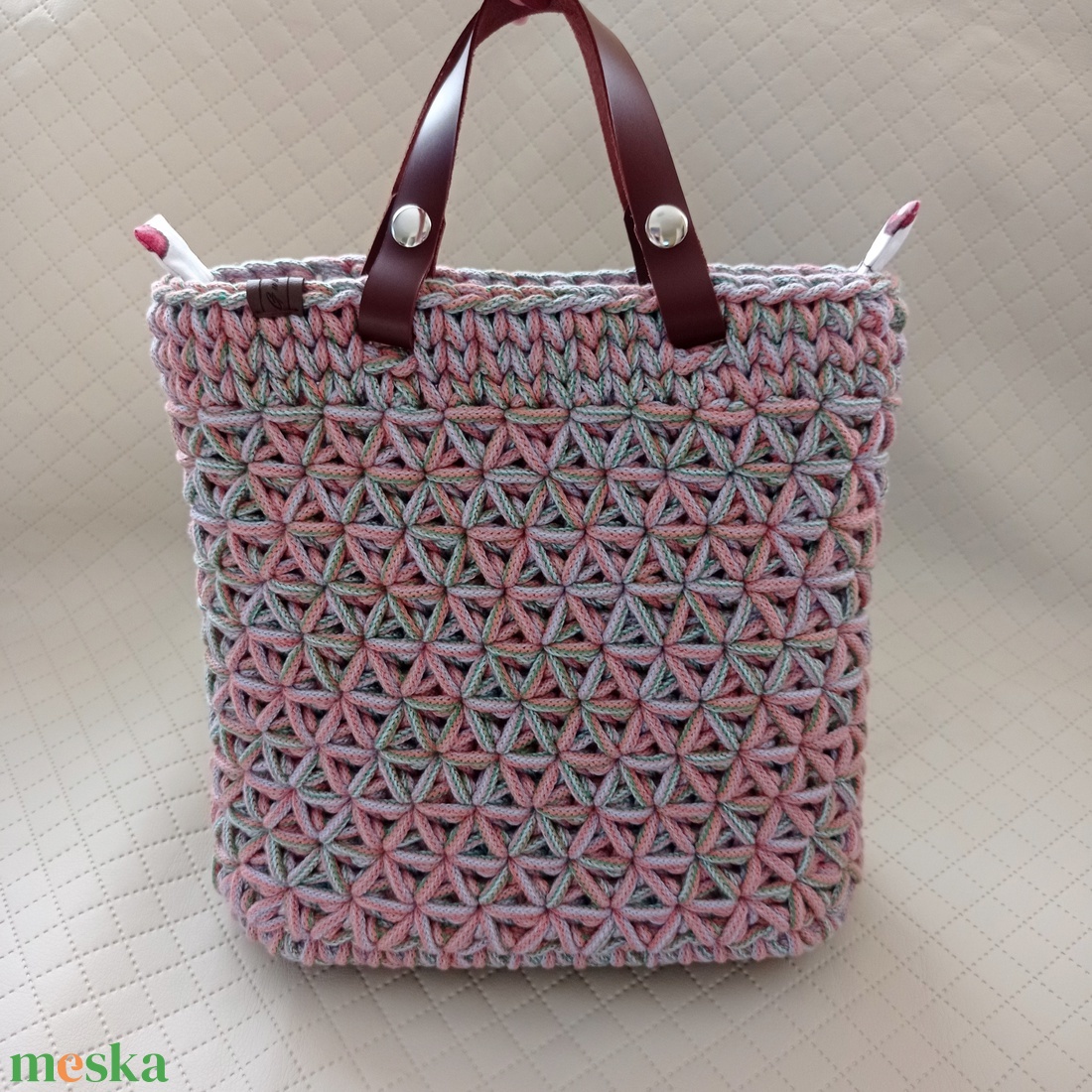 Női kézitáska, horgolt virágos - táska & tok - kézitáska & válltáska - kézitáska - Meska.hu Női kézitáska, horgolt virágos - táska & tok - kézitáska & válltáska - kézitáska - Meska.hu