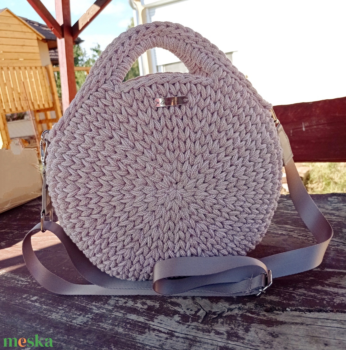 Női körtáska crossbody pánttal - táska & tok - kézitáska & válltáska - válltáska - Meska.hu