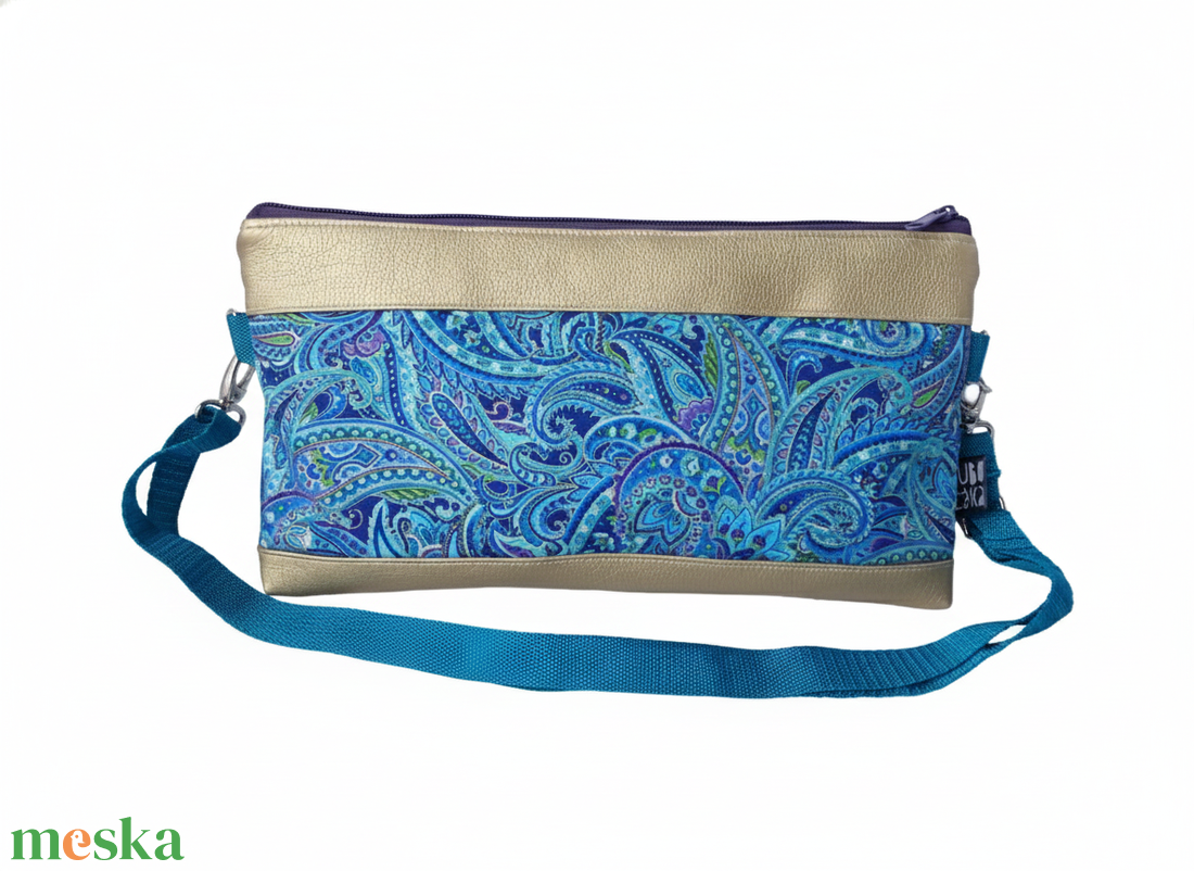 Arany Hullám kis crossbody táska - táska & tok - variálható táska - Meska.hu