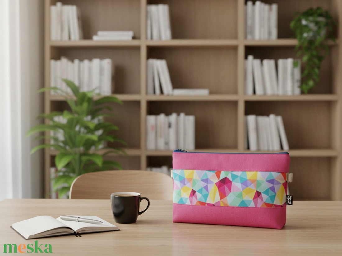 Pink mozaik kis crossbody táska - táska & tok - variálható táska - Meska.hu