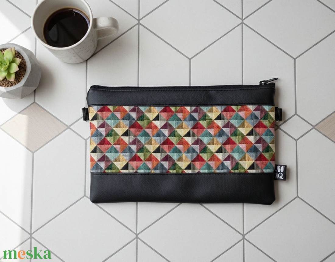 Kaleidoszkóp kis crossbody táska - táska & tok - variálható táska - Meska.hu
