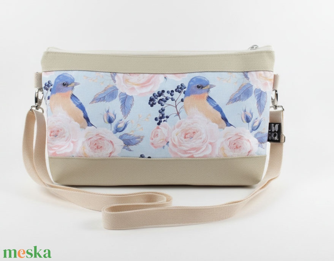 Tea Rose kis crossbody táska - táska & tok - variálható táska - Meska.hu