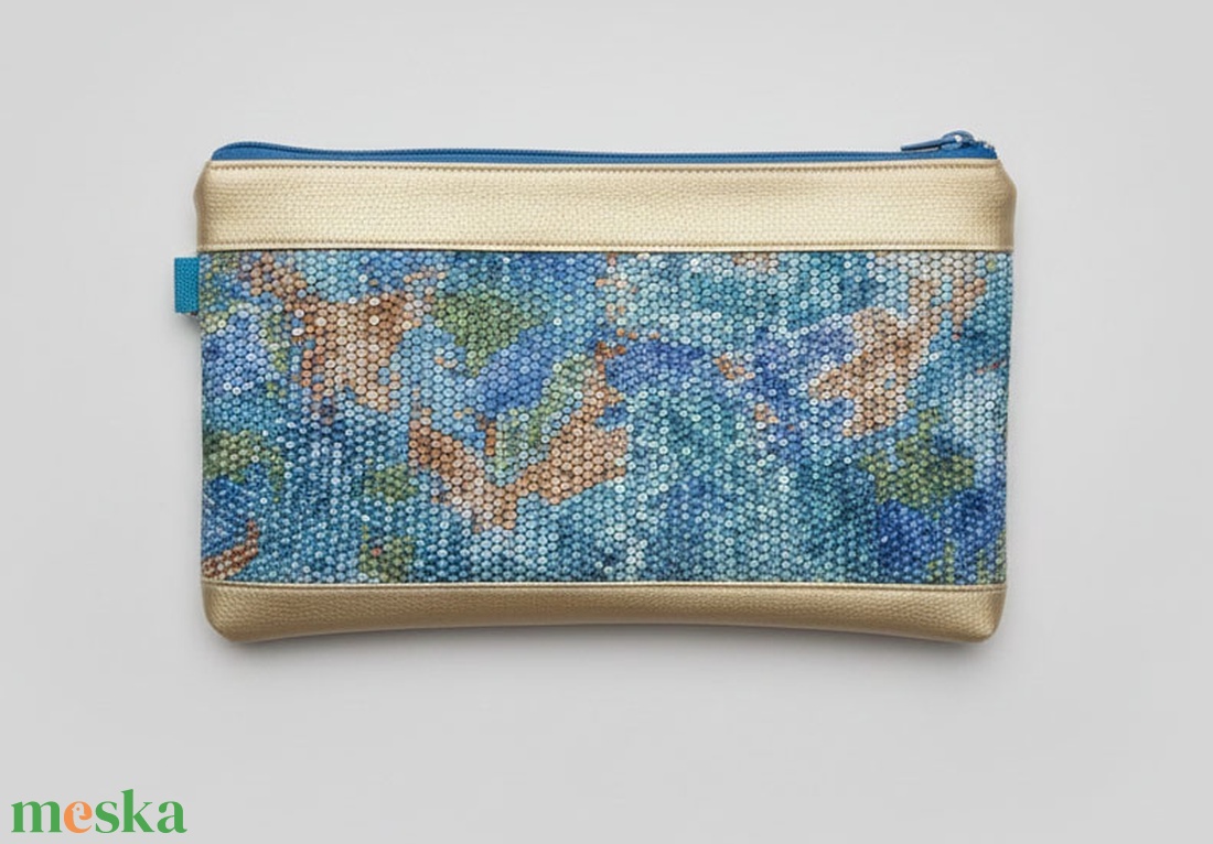 Arany mozaik kis crossbody táska - táska & tok - variálható táska - Meska.hu