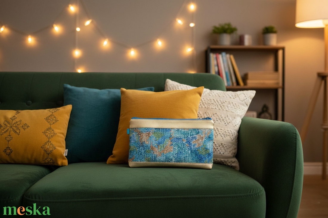 Arany mozaik kis crossbody táska - táska & tok - variálható táska - Meska.hu