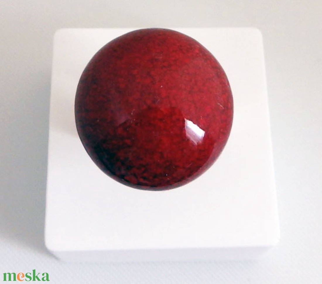 Parázstánc kerámia gyűrű - ékszer - gyűrű - kerek gyűrű - Meska.hu